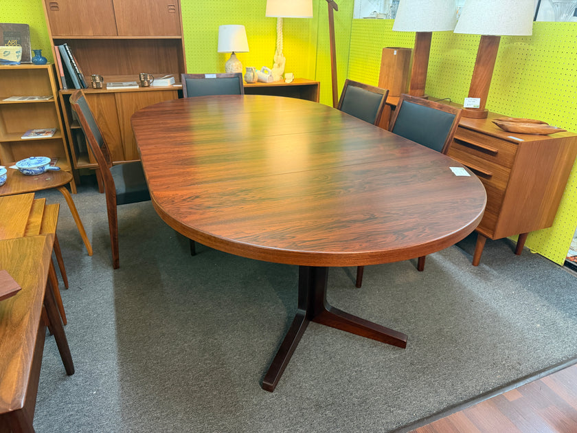 Mid Century Brazilian Rosewood Dining Table