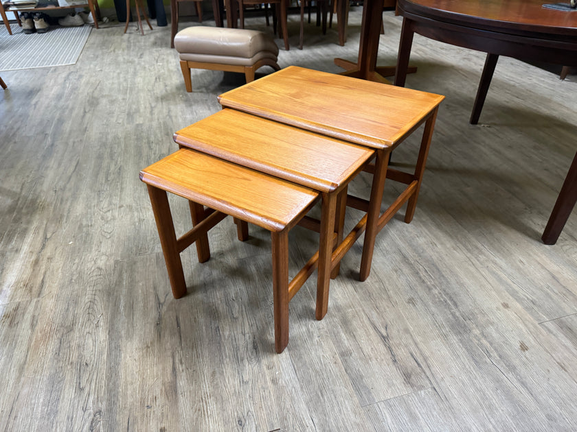 Mid Century Teak Nesting Tables