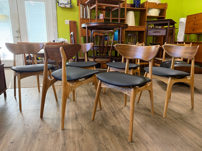 6 Mid Century Dining Chairs