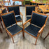 4 Mid Century Teak Dining Chairs from Denmark