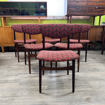 Mid Century Brazilian Rosewood Dining Chairs