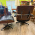 Mid Century Brazilian Rosewood Eames Lounge Chair and Ottoman