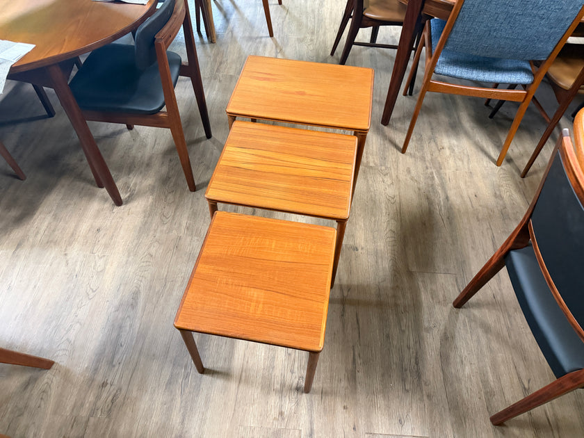 Mid Century Teak Nesting Tables
