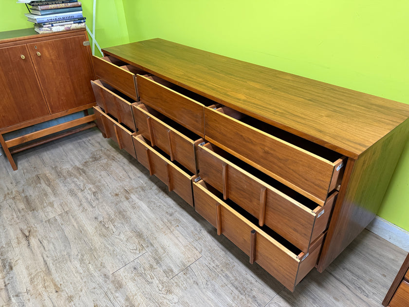 Mid Century Walnut Dresser