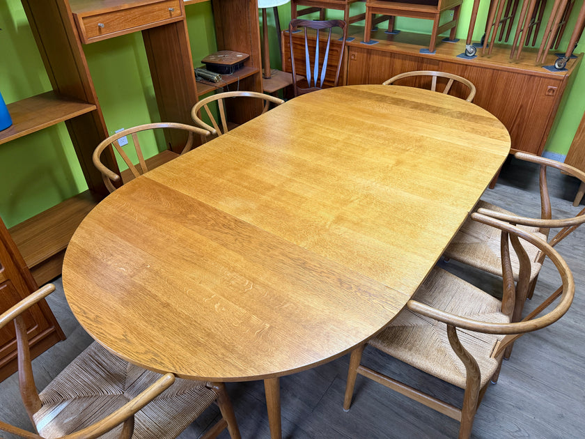 Mid Century Oak Dining Table from Denmark
