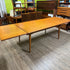 Mid Century Teak and Oak Dining Table from Denmark
