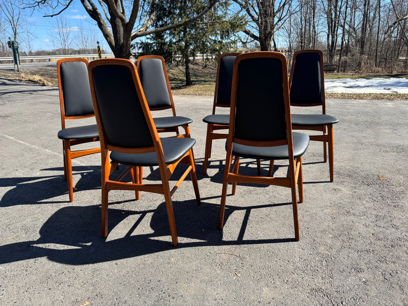Mid Century Teak Dining Chairs from Denmark
