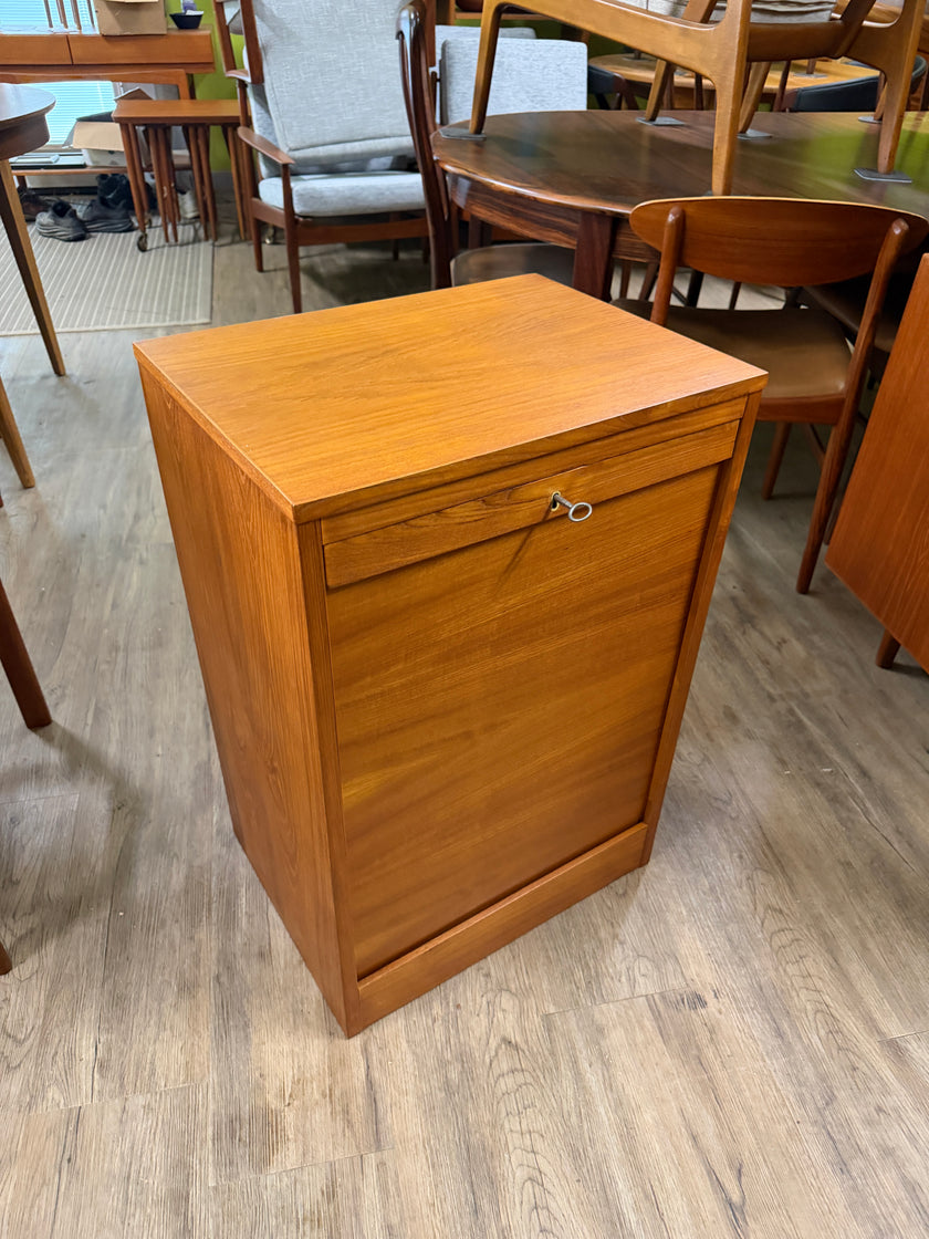 Mid Century Teak Filing Cabinet