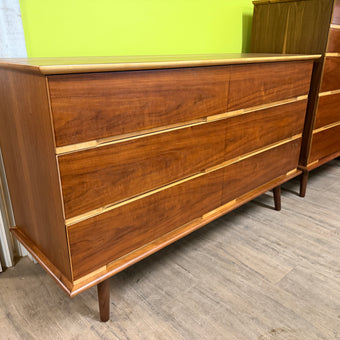 Mid Century Walnut Dresser