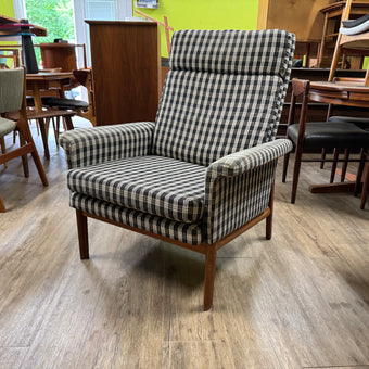 Mid Century Brazilian Rosewood Arm Chair from Denmark