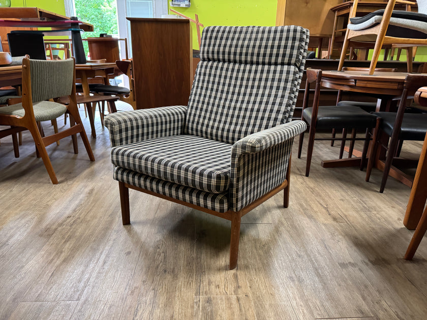 Mid Century Brazilian Rosewood Arm Chair from Denmark