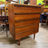 Mid Century Teak Highboy Dresser