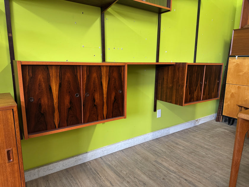 Mid Century Brazilian Rosewood Wall Unit