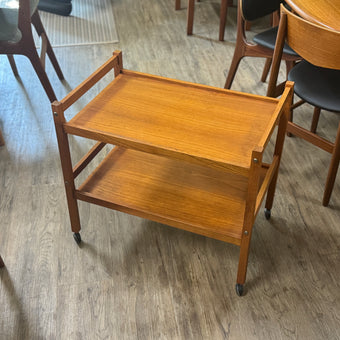 Mid Century Teak Bar Cart