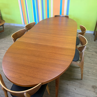 Mid Century Teak Dining Table