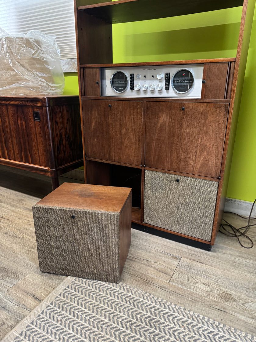 Mid Century Walnut Stereo Cabinet