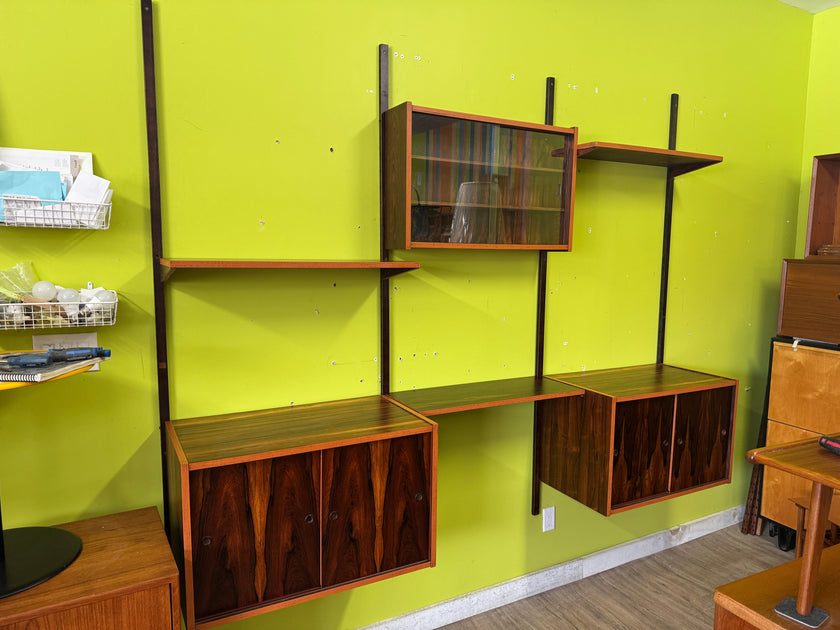 Mid Century Brazilian Rosewood Wall Unit