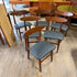 6 Mid Century Teak Dining Chairs