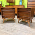 Mid Century Walnut Nightstands