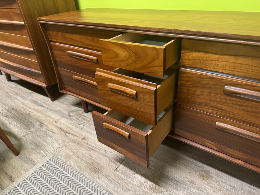 Sale!!! Mid Century Solid Teak Dresser