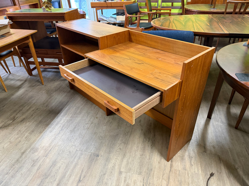Mid Century Teak Desk / Bookcase