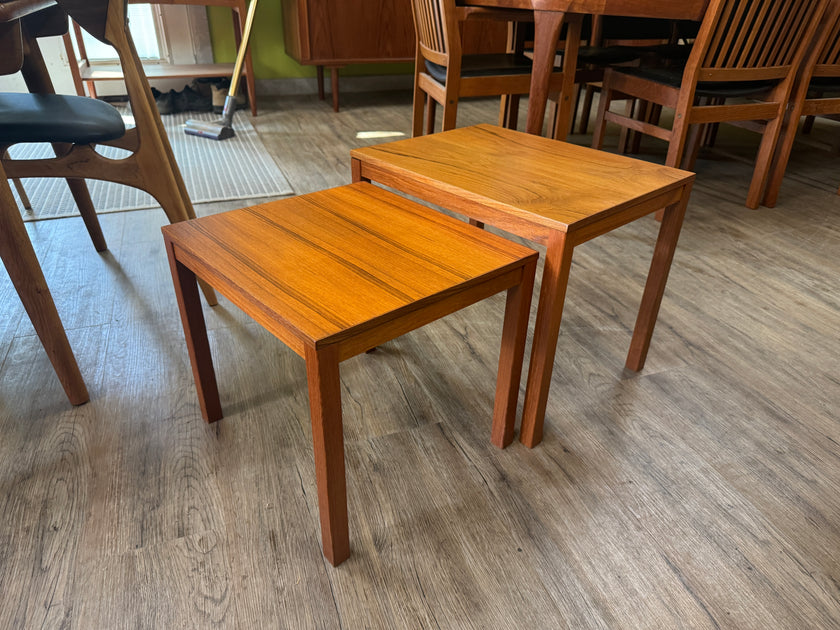 Mid Century Teak Nesting Tables
