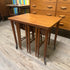 Mid Century Teak Nesting Tables from Denmark
