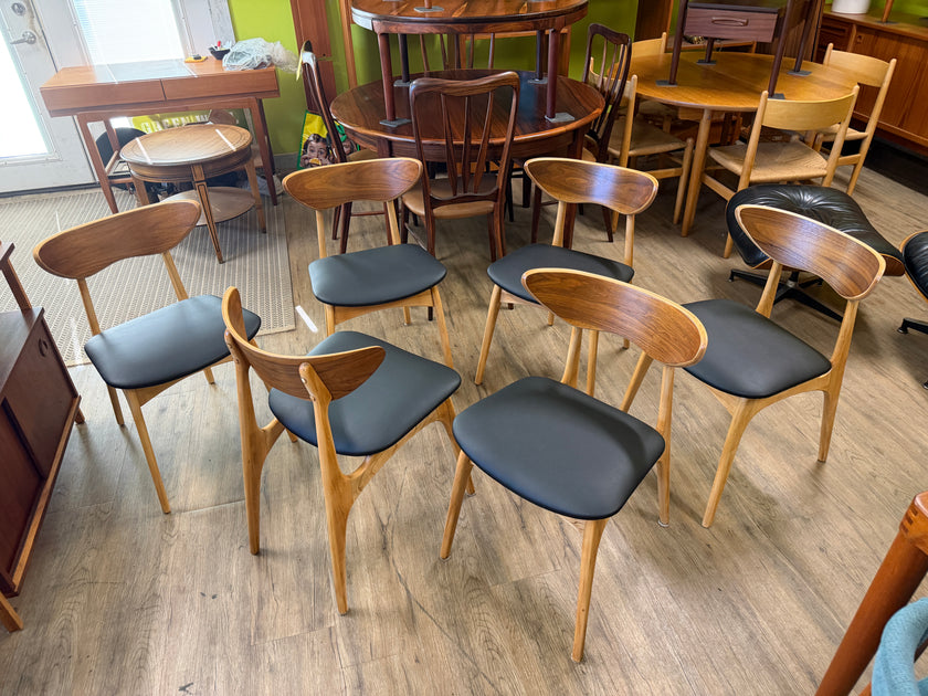 6 Mid Century Dining Chairs