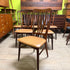 6 Mid Century Brazilian Rosewood Dining Chairs from Denmark