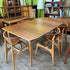 Sale!!! Mid Century Walnut and Ash Dining Table