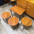 Mid Century Teak Nesting Tables from Denmark
