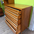 Mid Century Walnut Highboy Dresser