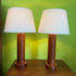 Mid Century Teak Lamps