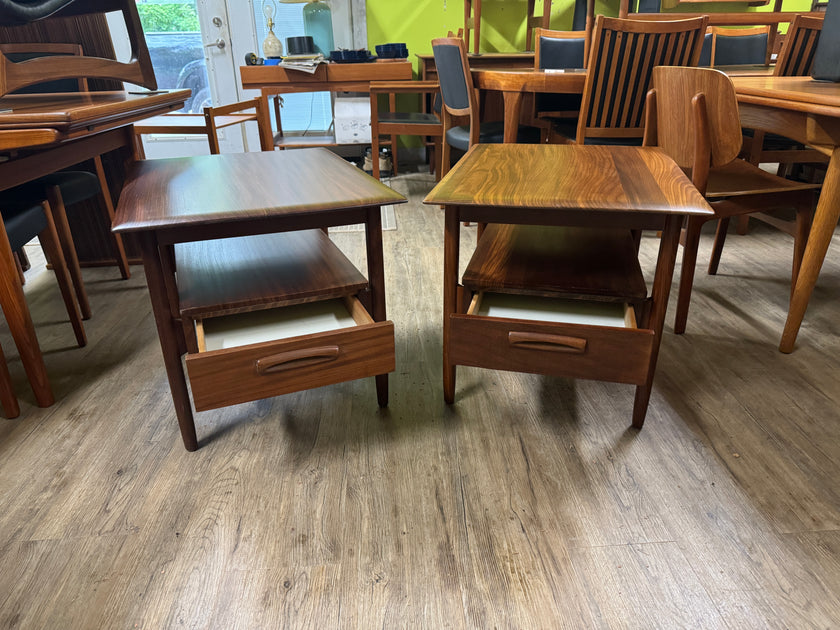 Mid Century Solid Teak Side Table