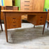Mid Century Teak Executive Desk from Denmark