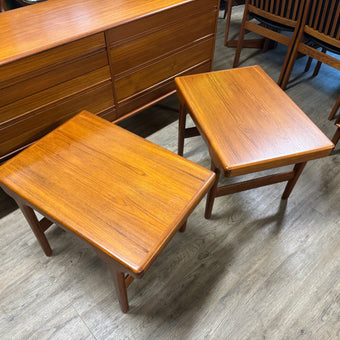 Mid Century Teak Side Tables
