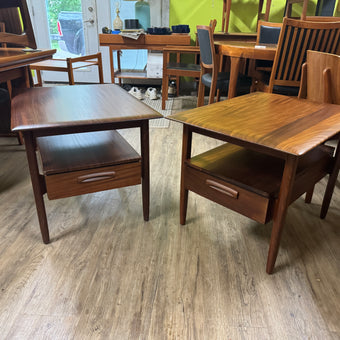 Mid Century Solid Teak Side Table