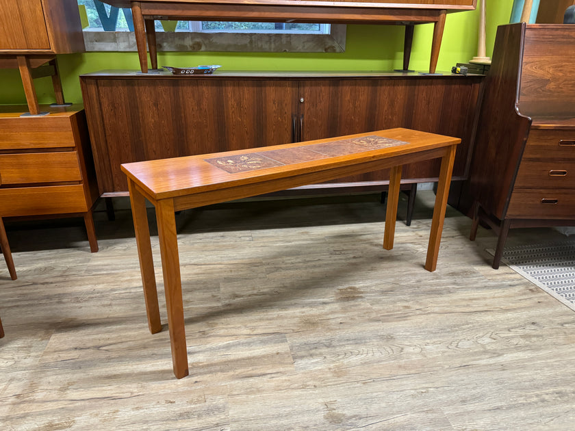 Sale!!! Mid Century Teak Hall / Console Table