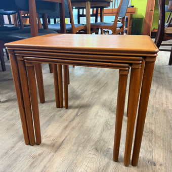Mid Century Teak Nesting Tables