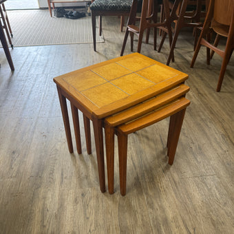 Mid Century Teak Nesting Tables