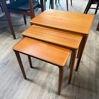 Mid Century Teak Nesting Tables
