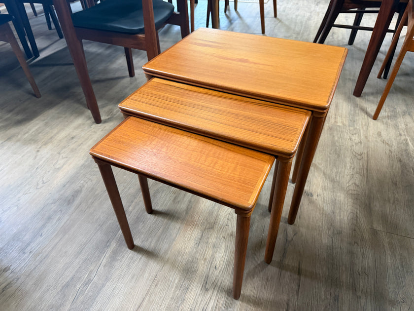 Mid Century Teak Nesting Tables