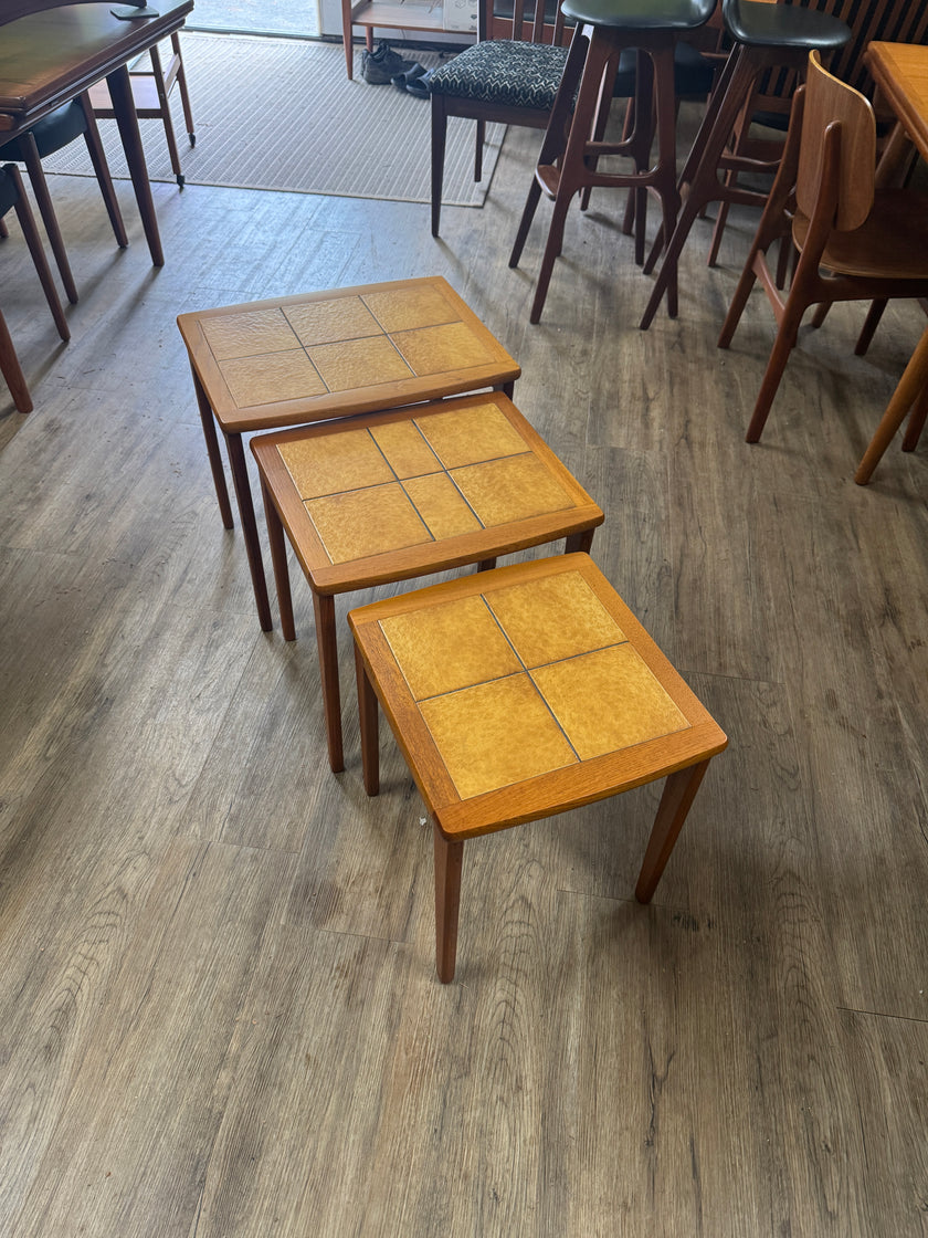 Mid Century Teak Nesting Tables