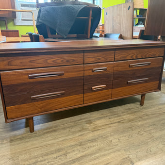 Mid Century Solid Teak Dresser