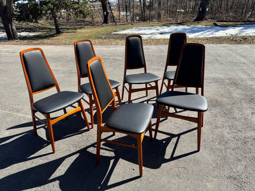 Mid Century Teak Dining Chairs from Denmark