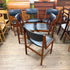 6 Mid Century Teak Dining Chairs