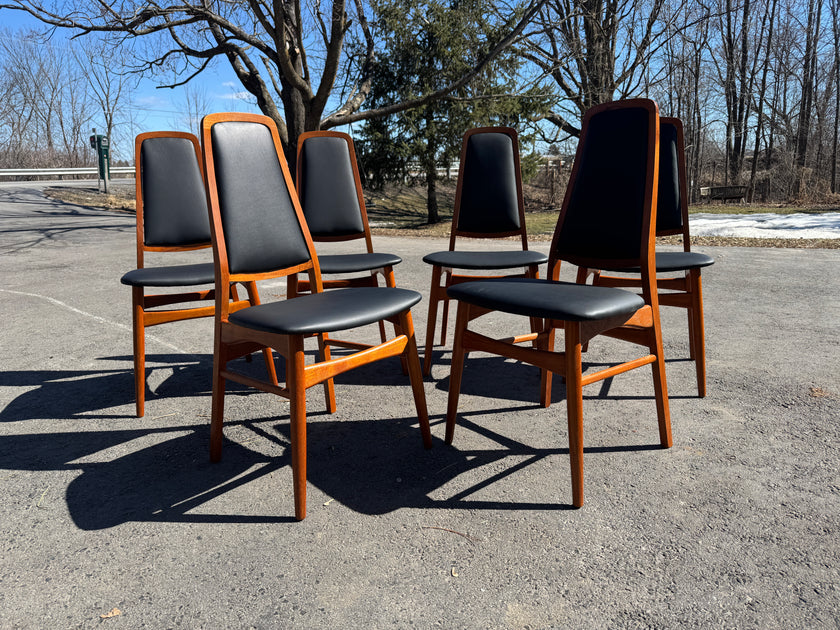 Mid Century Teak Dining Chairs from Denmark