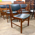6 Mid Century Teak Dining Chairs