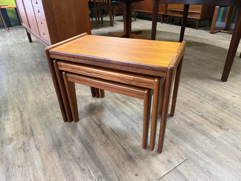 Mid Century Teak Nesting Tables