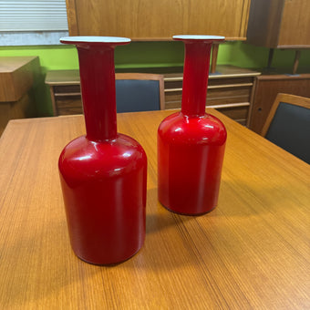 Mid Century Vases From Denmark